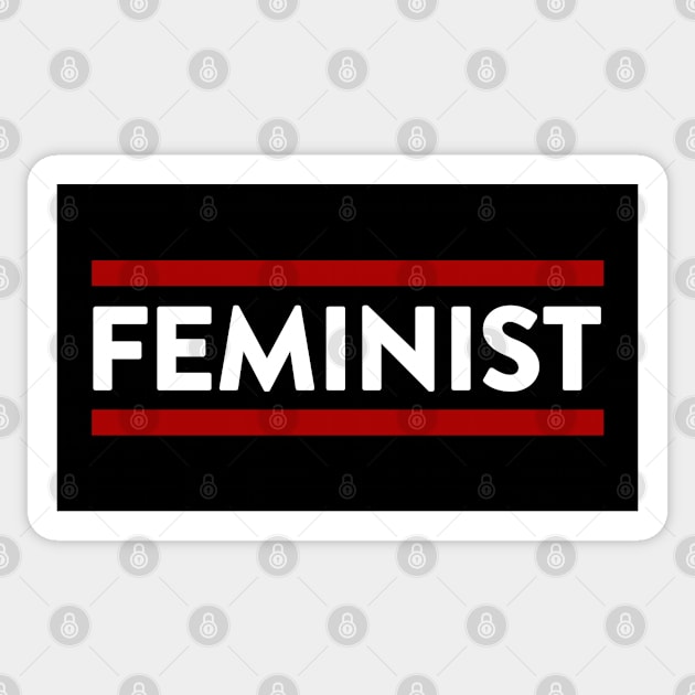 Feminist Sticker by NineBlack